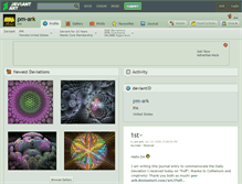 Tablet Screenshot of pm-ark.deviantart.com
