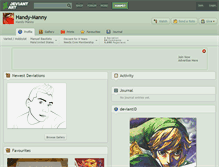 Tablet Screenshot of handy-manny.deviantart.com