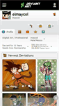 Mobile Screenshot of elmaycol.deviantart.com