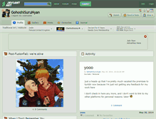 Tablet Screenshot of gohoshisurunyan.deviantart.com
