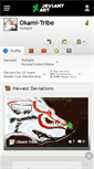 Mobile Screenshot of okami-tribe.deviantart.com