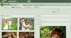 Desktop Screenshot of mayou-akii.deviantart.com