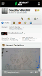 Mobile Screenshot of deepdarkdebt09.deviantart.com