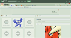 Desktop Screenshot of bulgefan.deviantart.com