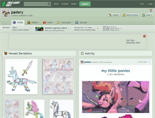 Tablet Screenshot of pastery.deviantart.com