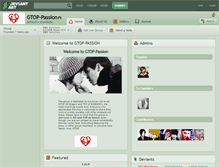 Tablet Screenshot of gtop-passion.deviantart.com