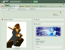 Tablet Screenshot of faharis.deviantart.com