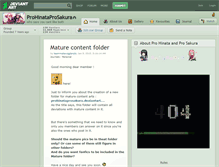 Tablet Screenshot of prohinataprosakura.deviantart.com