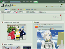Tablet Screenshot of palecardinal.deviantart.com