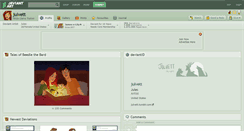 Desktop Screenshot of julvett.deviantart.com