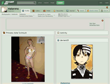 Tablet Screenshot of matareno.deviantart.com