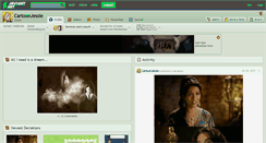 Desktop Screenshot of cartoonjessie.deviantart.com