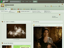 Tablet Screenshot of cartoonjessie.deviantart.com