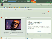 Tablet Screenshot of heteroerectus.deviantart.com