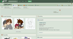 Desktop Screenshot of chibifreak12.deviantart.com