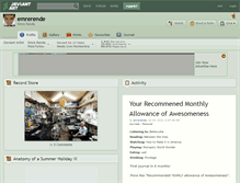 Tablet Screenshot of emrerende.deviantart.com