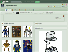 Tablet Screenshot of gentleman-ghost.deviantart.com