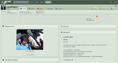 Desktop Screenshot of lunaproject.deviantart.com