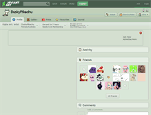 Tablet Screenshot of duskypikachu.deviantart.com