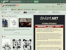 Tablet Screenshot of mechangel2002.deviantart.com