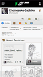Mobile Screenshot of chomesuke-sachiko.deviantart.com