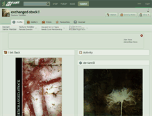Tablet Screenshot of exchanged-stock.deviantart.com