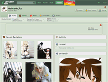 Tablet Screenshot of heiwanouta.deviantart.com