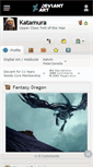 Mobile Screenshot of katamura.deviantart.com
