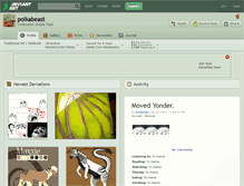 Tablet Screenshot of polkabeast.deviantart.com