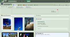 Desktop Screenshot of extremesports.deviantart.com