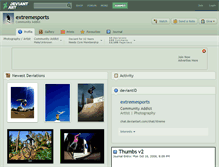 Tablet Screenshot of extremesports.deviantart.com