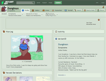 Tablet Screenshot of dungimon.deviantart.com