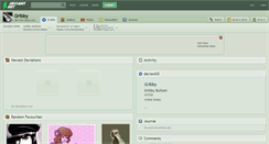 Desktop Screenshot of gribby.deviantart.com
