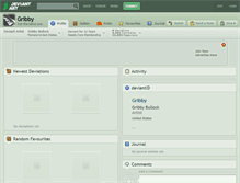 Tablet Screenshot of gribby.deviantart.com