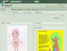 Tablet Screenshot of carla-k123.deviantart.com