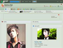 Tablet Screenshot of kyomu-chan.deviantart.com