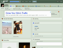 Tablet Screenshot of anten.deviantart.com