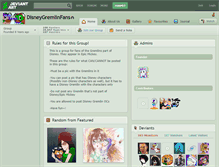 Tablet Screenshot of disneygremlinfans.deviantart.com