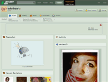 Tablet Screenshot of edenhearts.deviantart.com