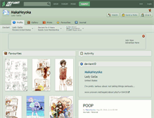 Tablet Screenshot of makaheyoka.deviantart.com