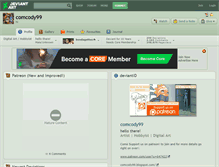 Tablet Screenshot of comcody99.deviantart.com