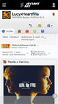 Mobile Screenshot of lucyxheartfilia.deviantart.com