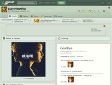Tablet Screenshot of lucyxheartfilia.deviantart.com