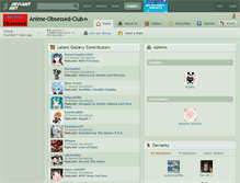 Tablet Screenshot of anime-obsessed-club.deviantart.com