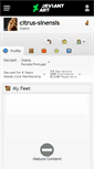 Mobile Screenshot of citrus-sinensis.deviantart.com