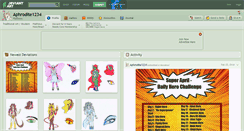 Desktop Screenshot of aphrodite1234.deviantart.com