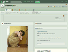 Tablet Screenshot of ephedrina-stock.deviantart.com