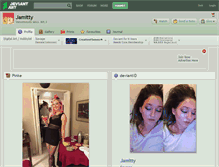 Tablet Screenshot of jamitty.deviantart.com