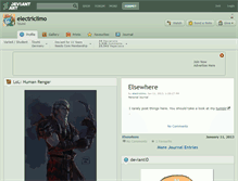 Tablet Screenshot of electriclimo.deviantart.com