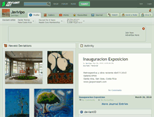 Tablet Screenshot of javivipo.deviantart.com